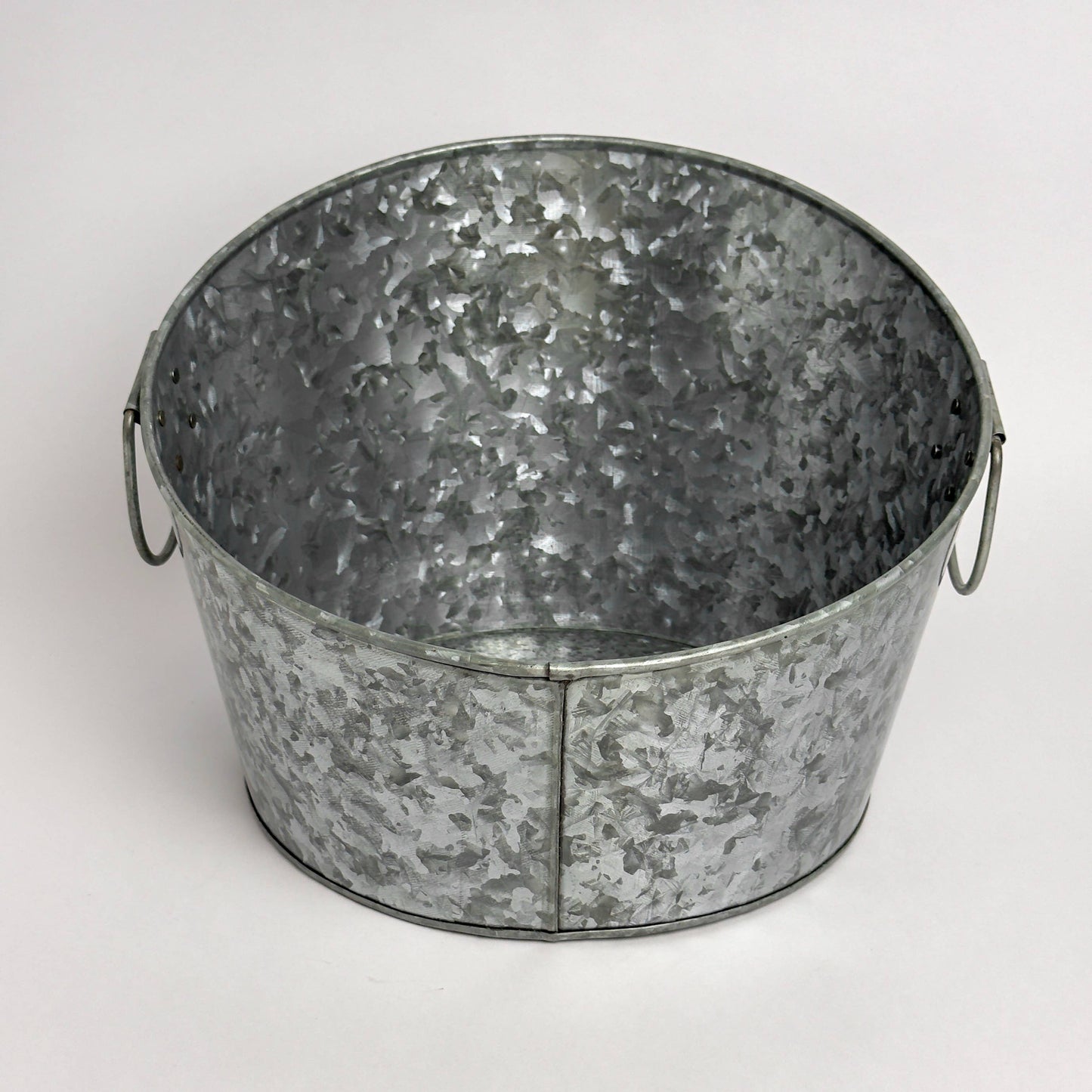 Tapered Galvanized Ice Tub