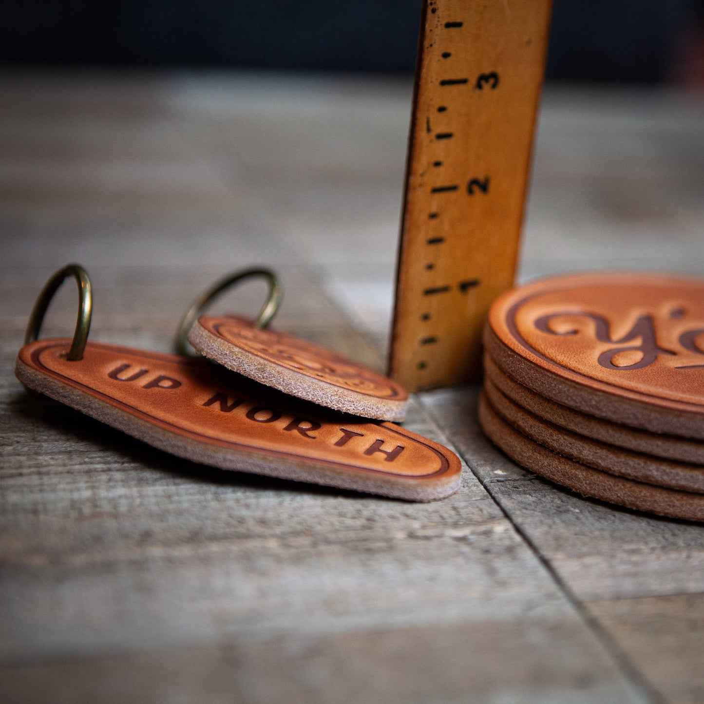 America's 250th Flag Genuine Leather Coaster