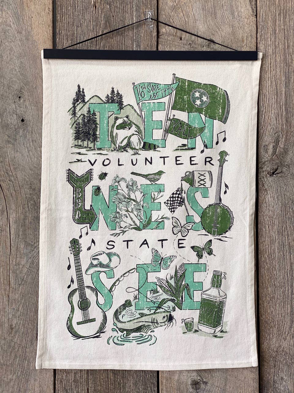 Tennessee Icons Kitchen Towel