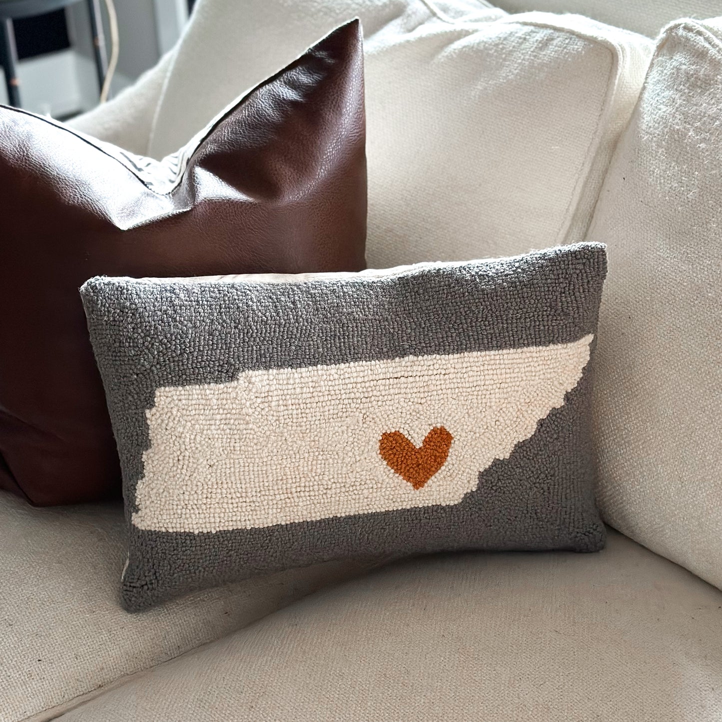 Heart In Tennessee Hook Pillow
