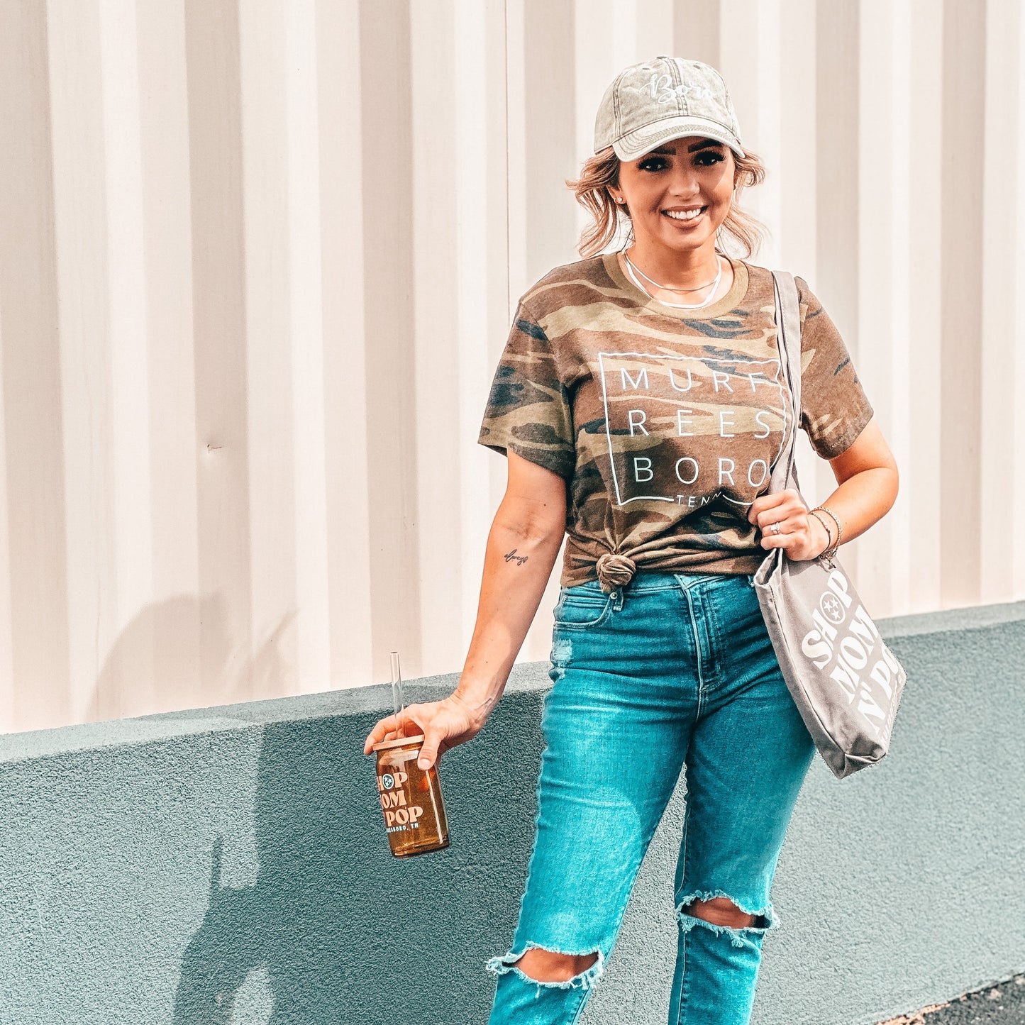 Shop Mom & Pop© Amber Glass Tumbler