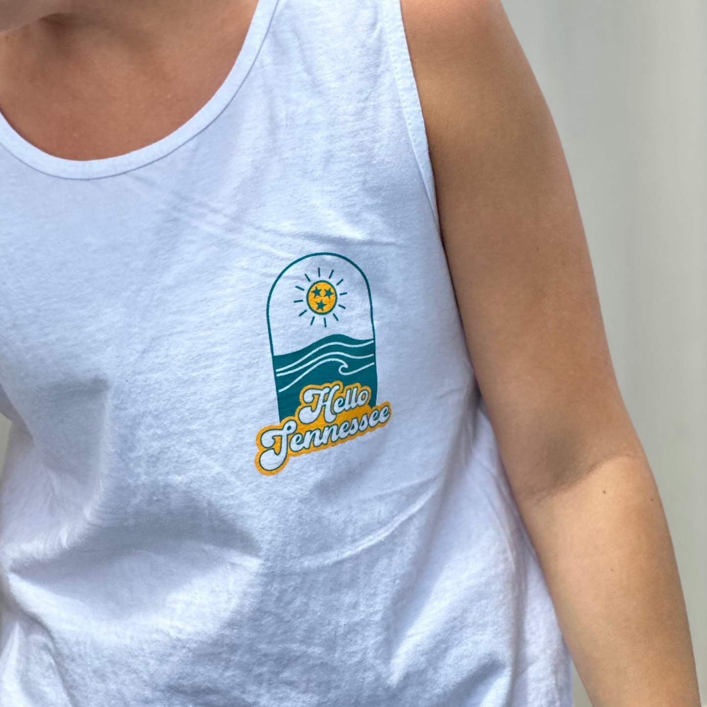 Hello Tennessee Graphic Tank