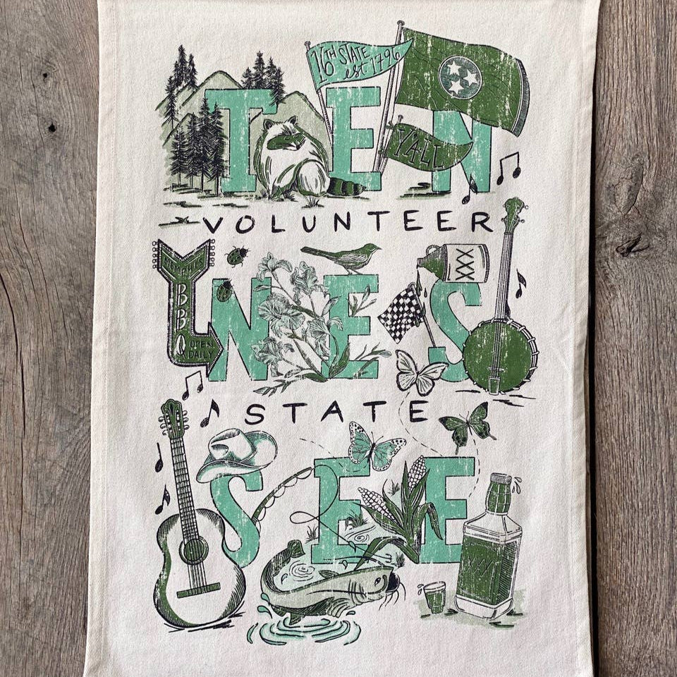 Tennessee Icons Kitchen Towel