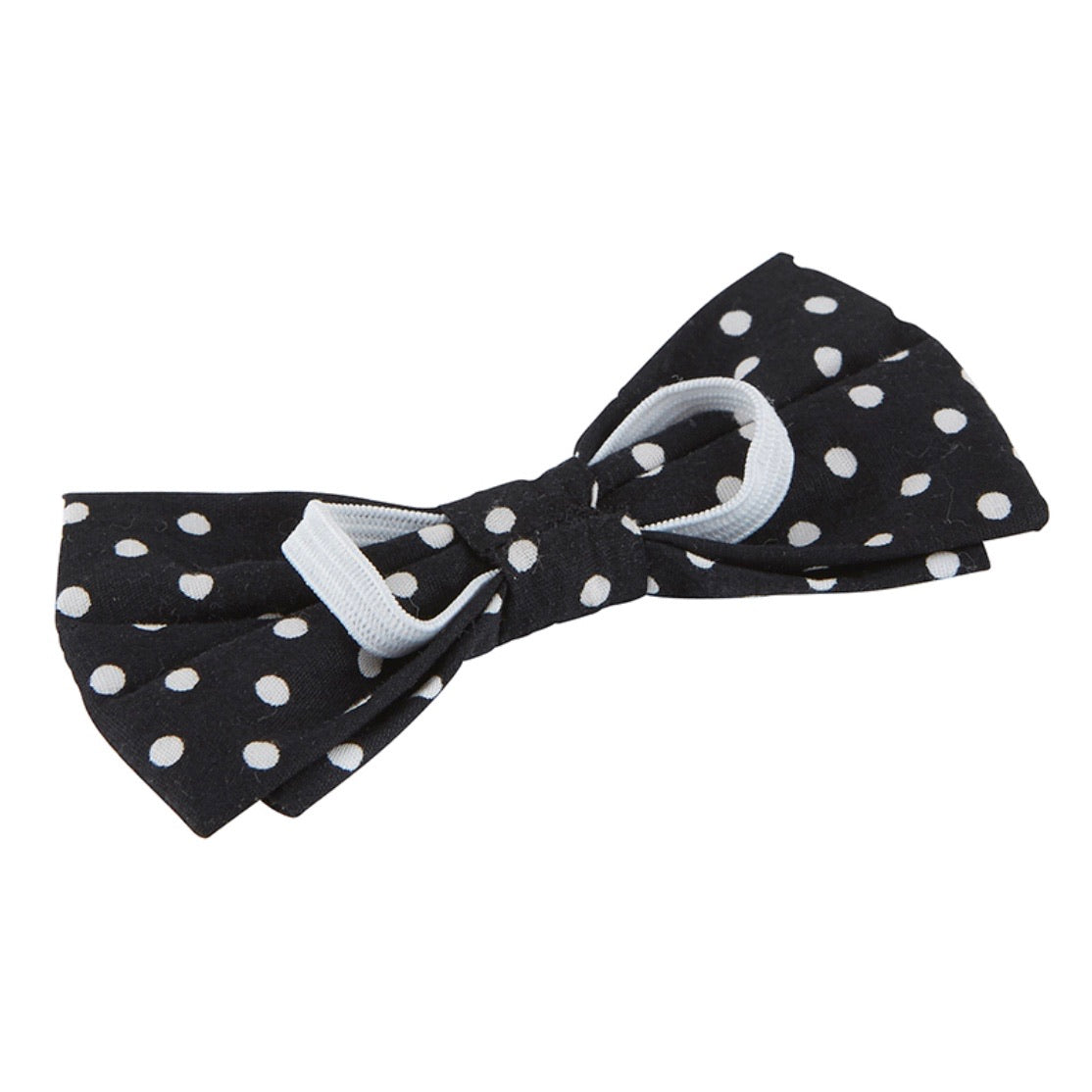 Pet Bow Tie - Black Polka Dot