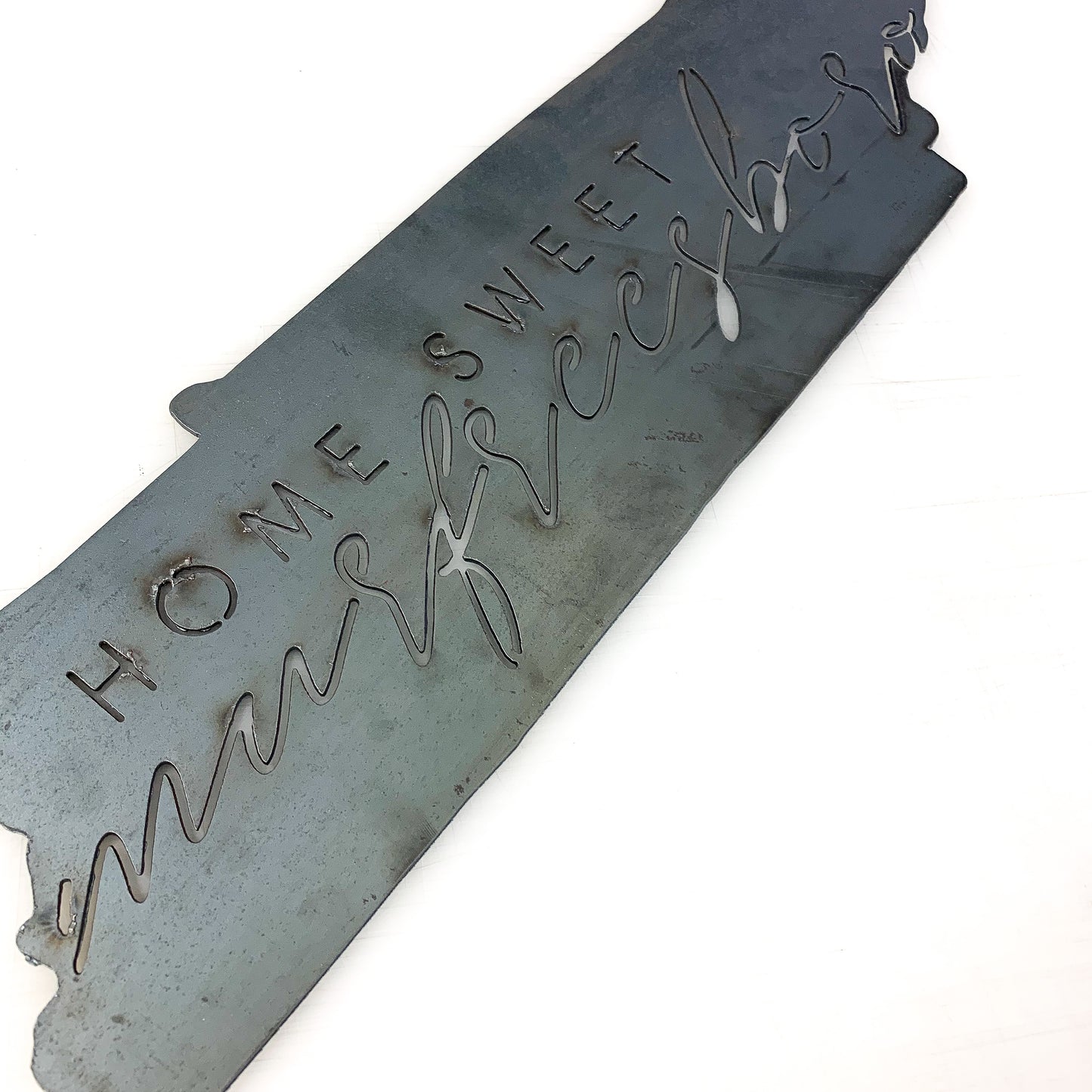 Home Sweet Murfreesboro Raw Metal Sign