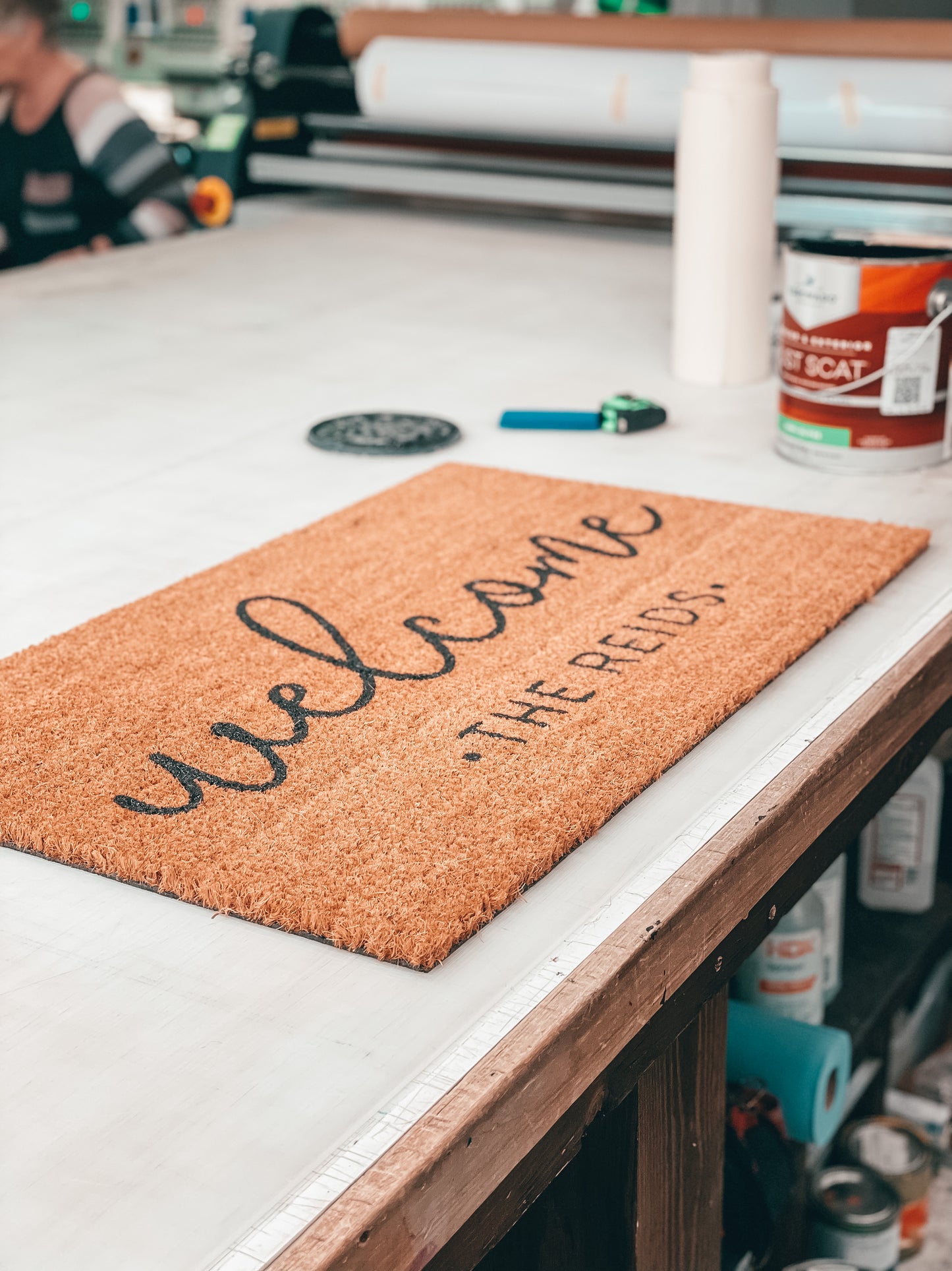 Custom Personalized Coir Doormat