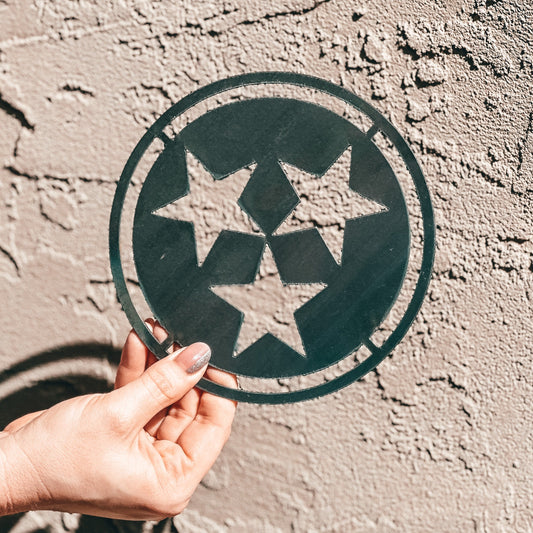 Tristar Raw Metal Sign