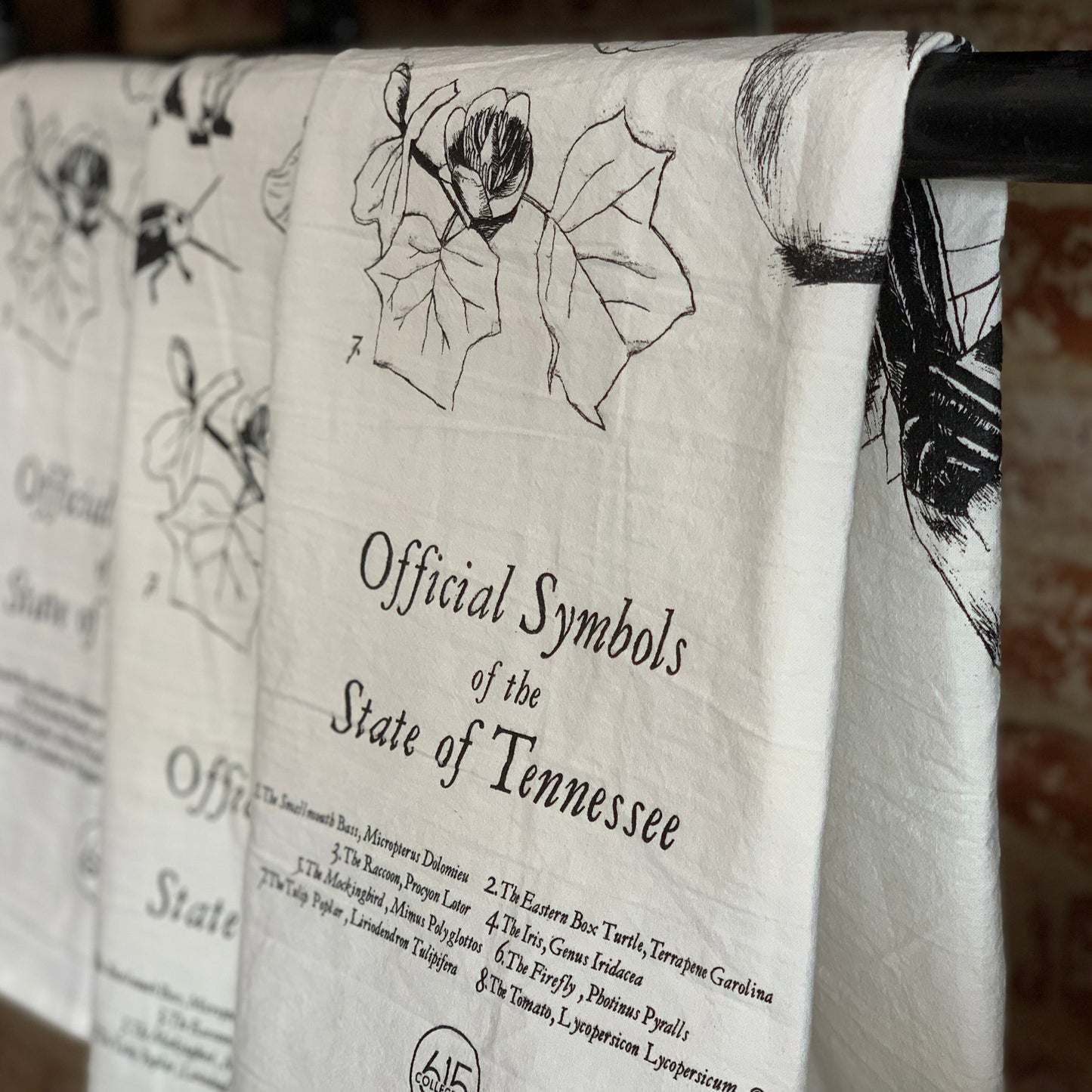 Official Tennessee Symbols Kitchen Towel