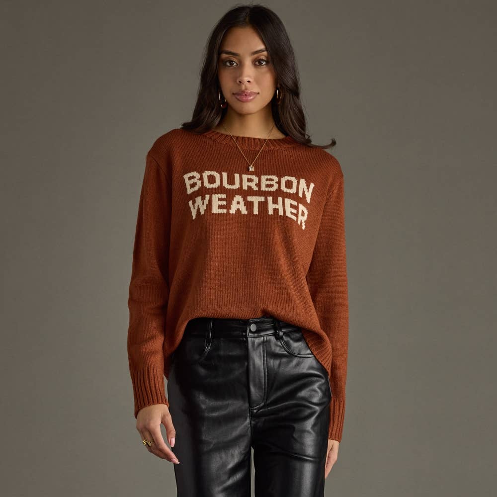 Bourbon Weather Sweater [Rust & Ivory]