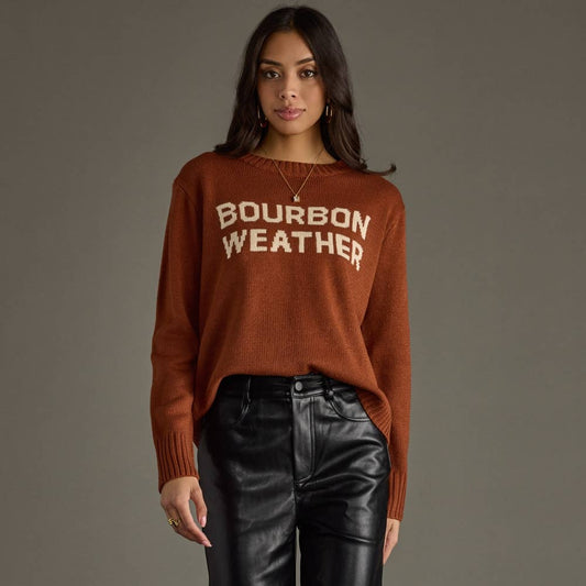 Bourbon Weather Sweater [Rust & Ivory]