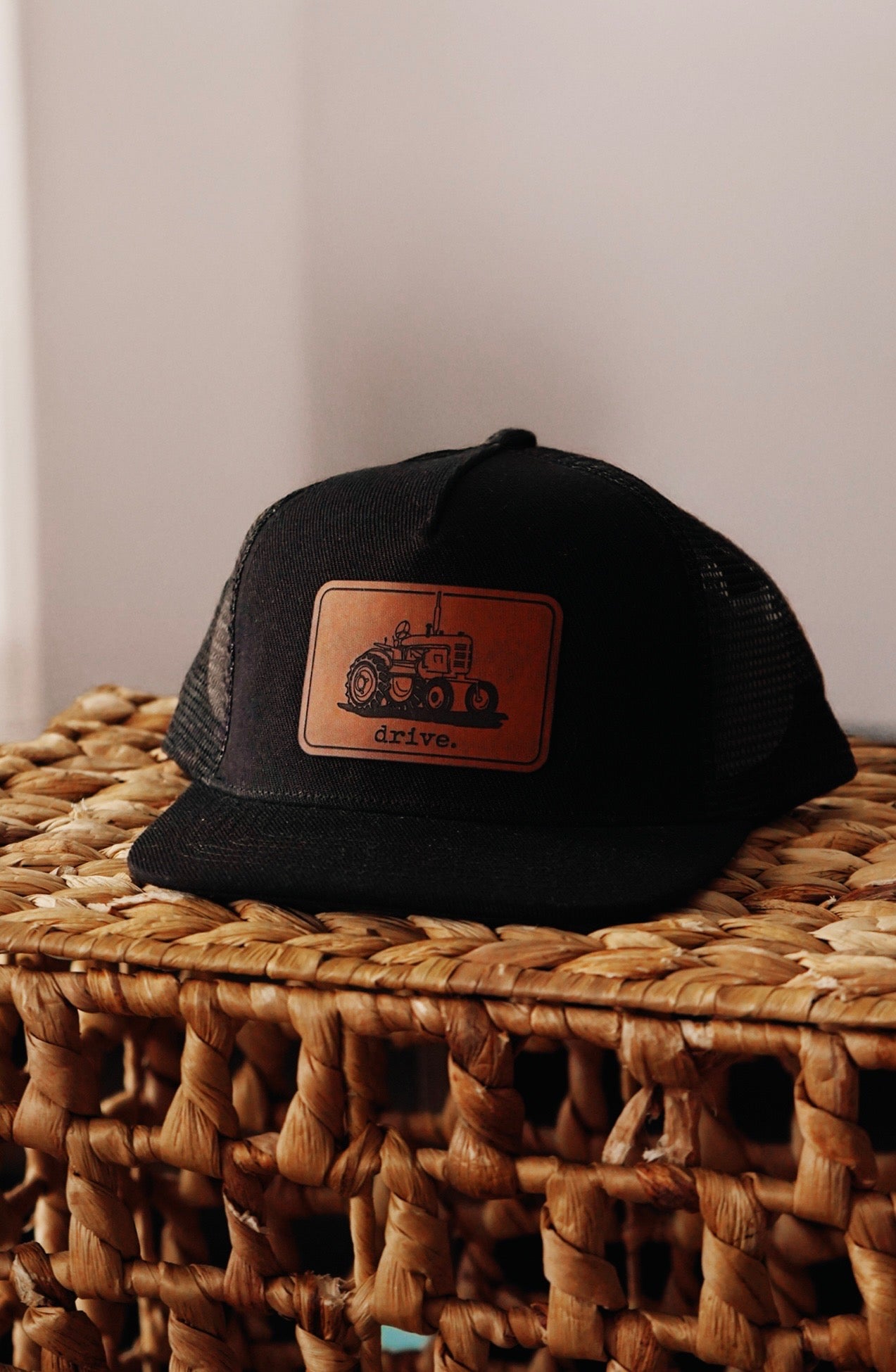 Drive Tractors Kids Trucker Hat [Black]