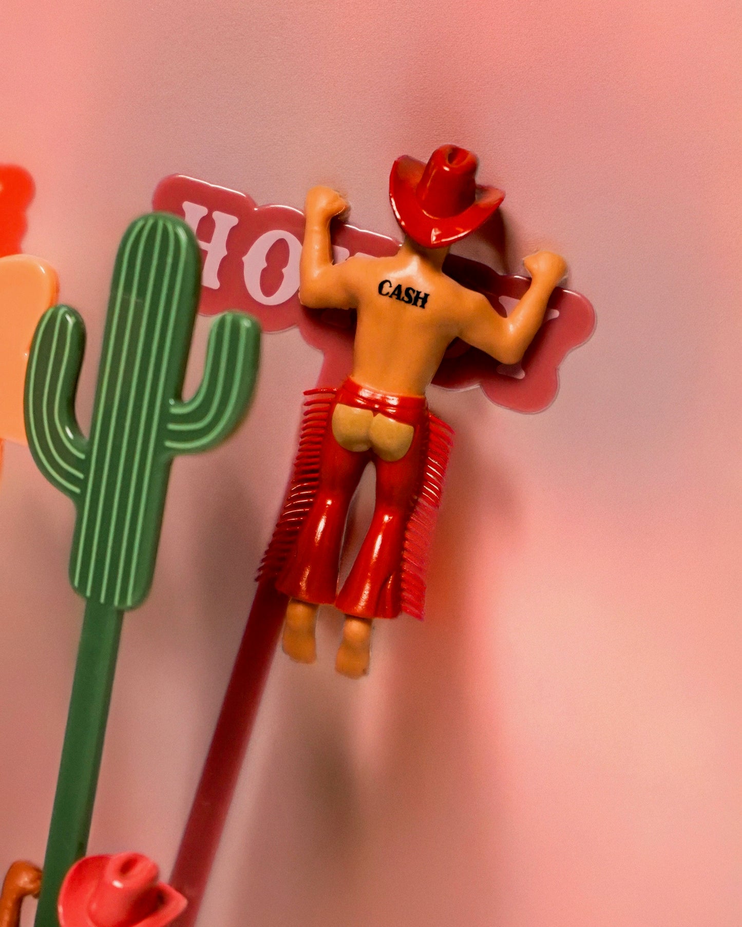 Western Drink Chaps Drink Markers-4 Pack