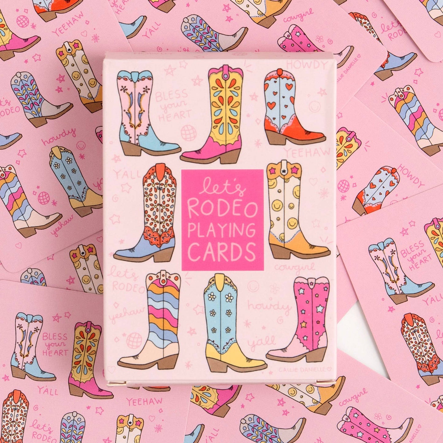 Cowgirl Boots Playing Cards