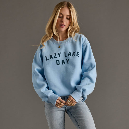 *PREORDER Lazy Lake Day Cozy Crewneck