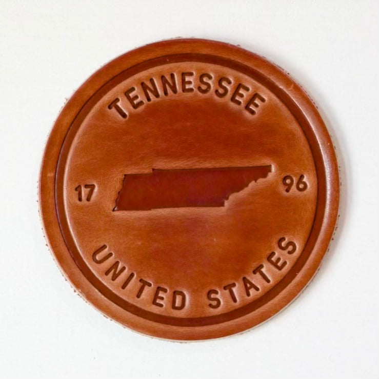 SH Leather Coaster [Tennessee]