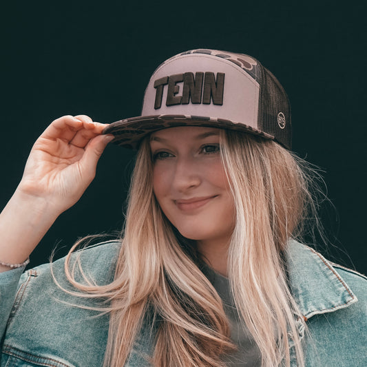 Tenn 3D Trucker Hat [Bark Duck Camo/ Brown]