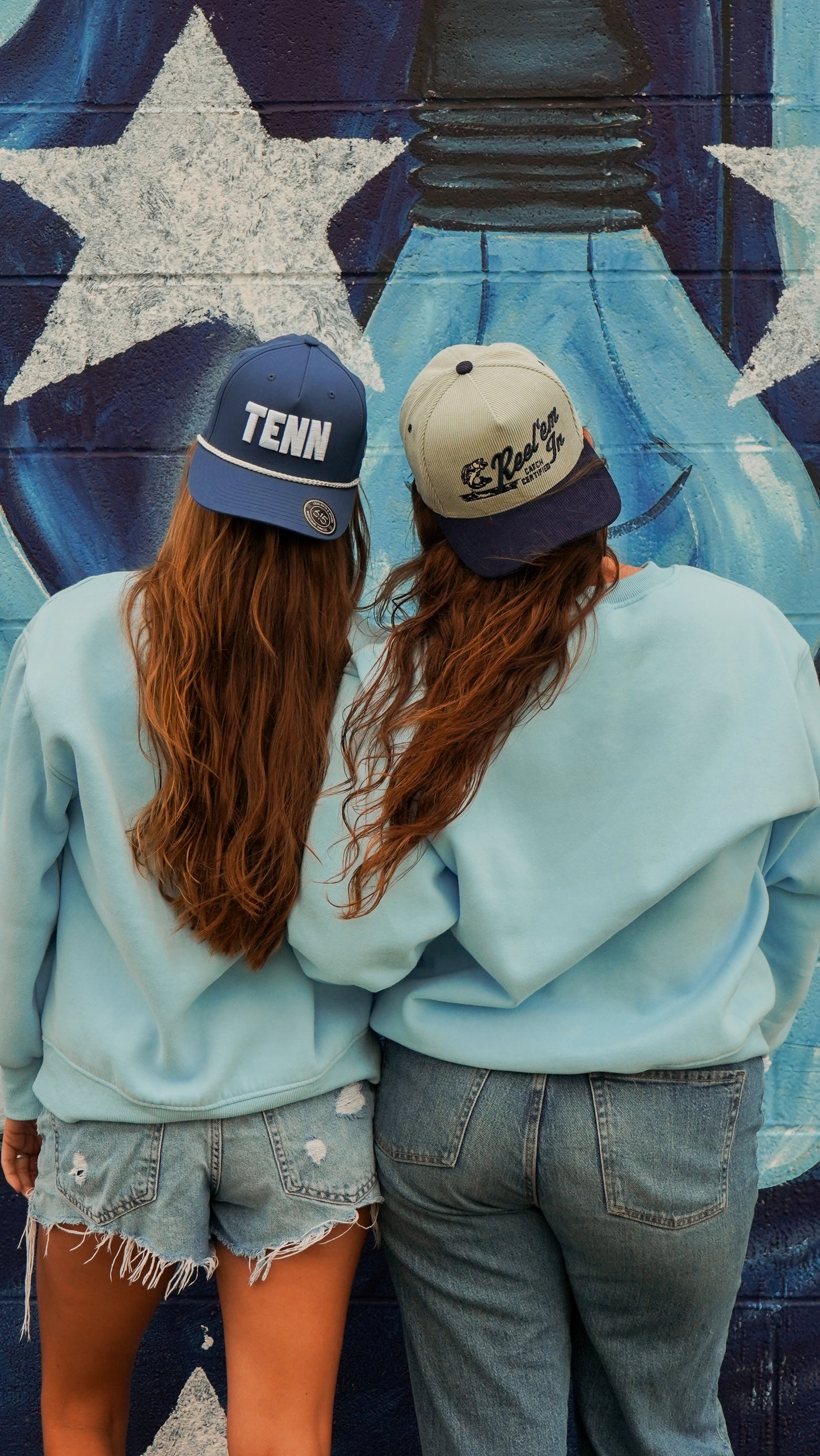 Reel'Em In Trucker Hat [Mint/Navy]