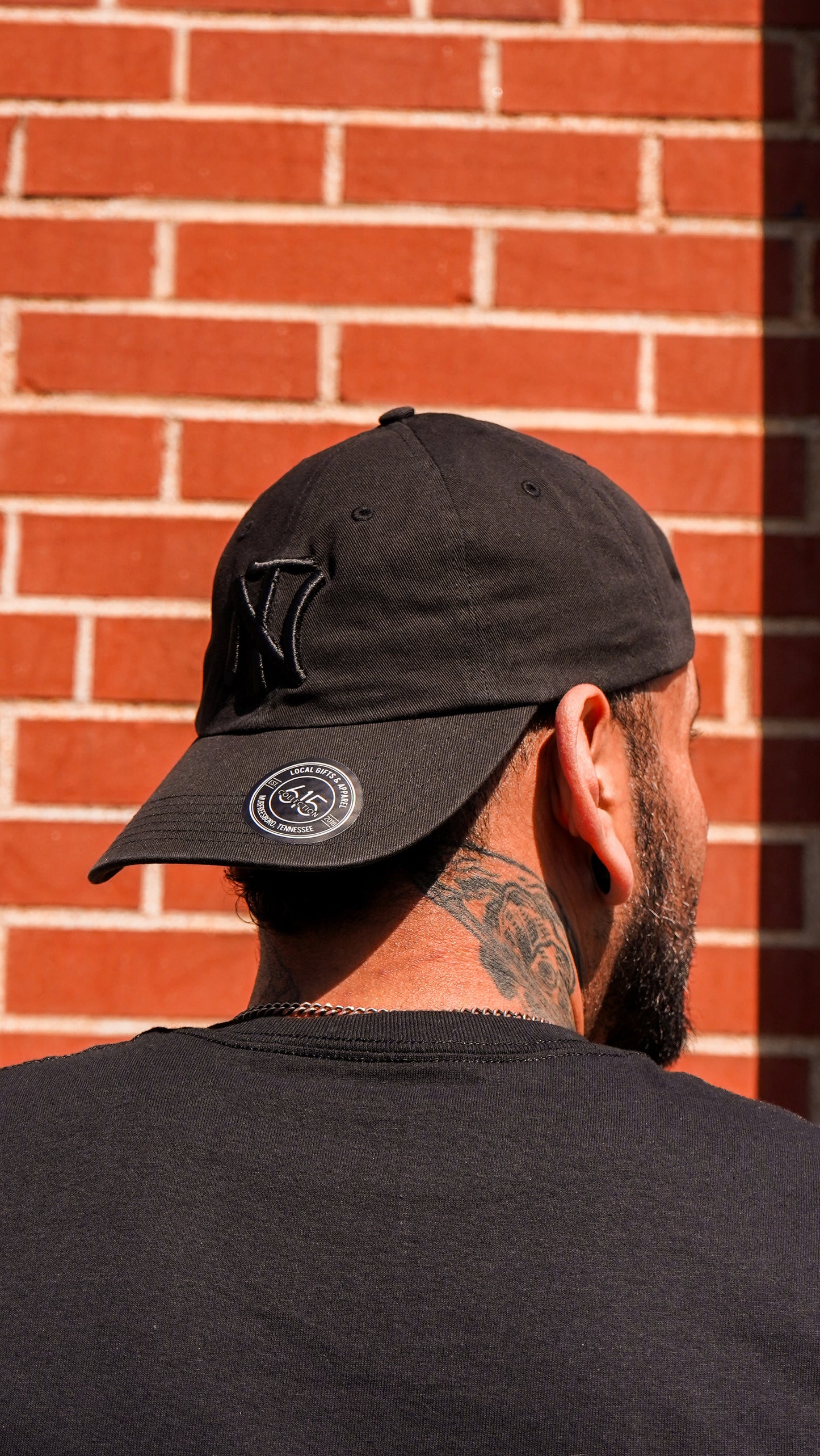 Tennessee LA Hat | Embroidered TN Classic Ball Cap [Black]