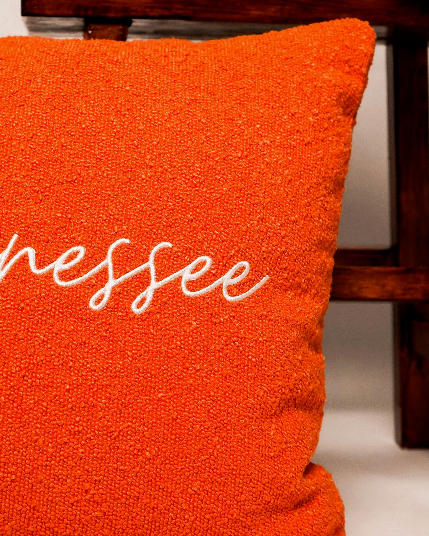 Tennessee Textured Accent Pillow [Orange]