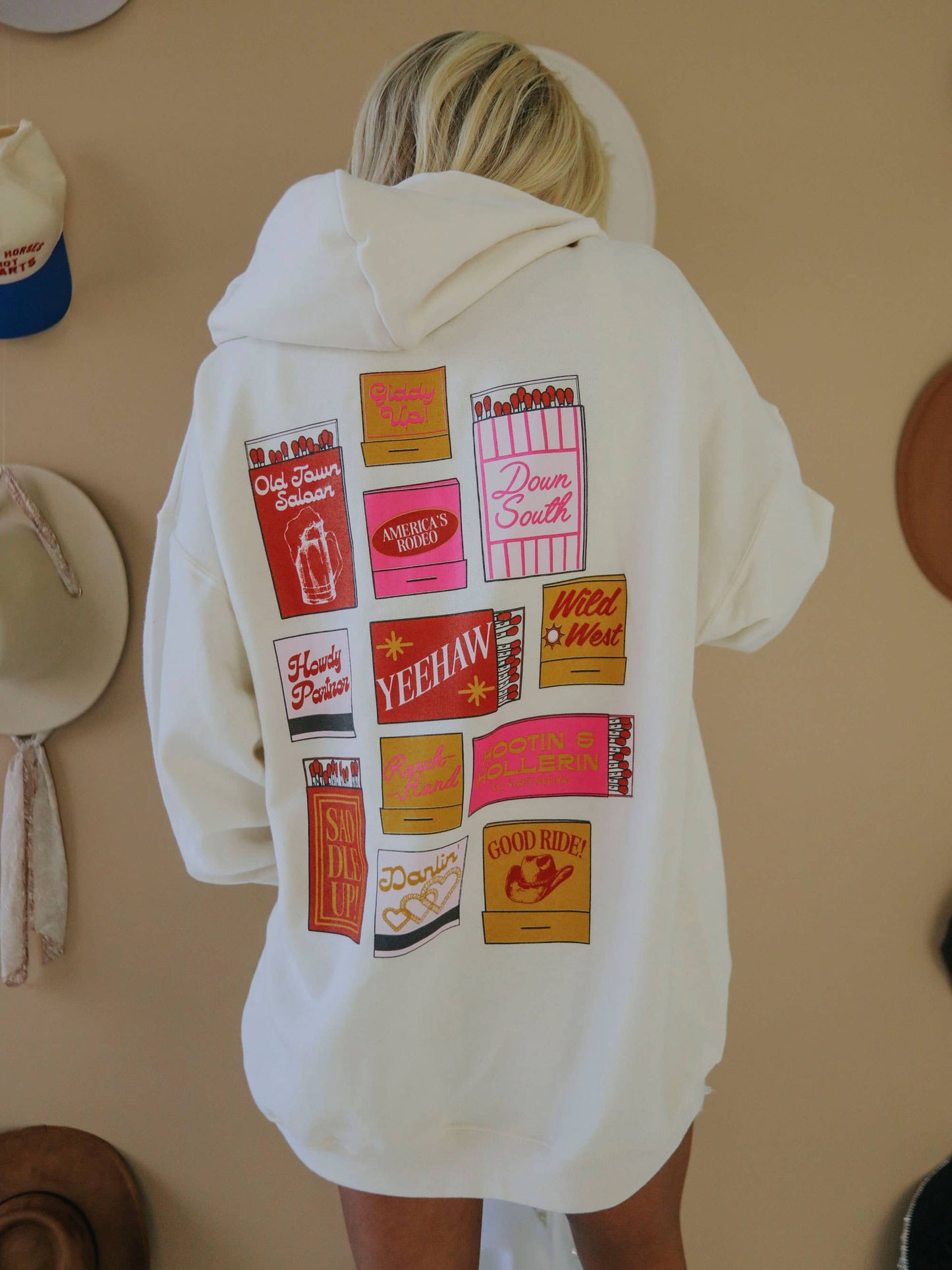 Slow Burn Matches Hoodie [Cream]