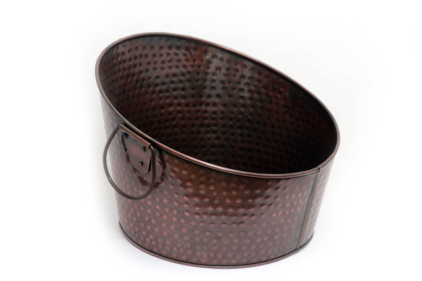 Hammered Aluminum Tapered Ice Tub