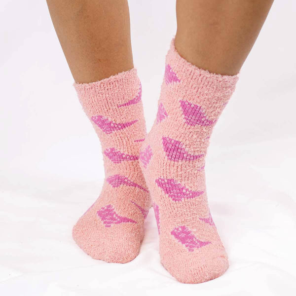 Cowgirl Boots Snuggle Socks