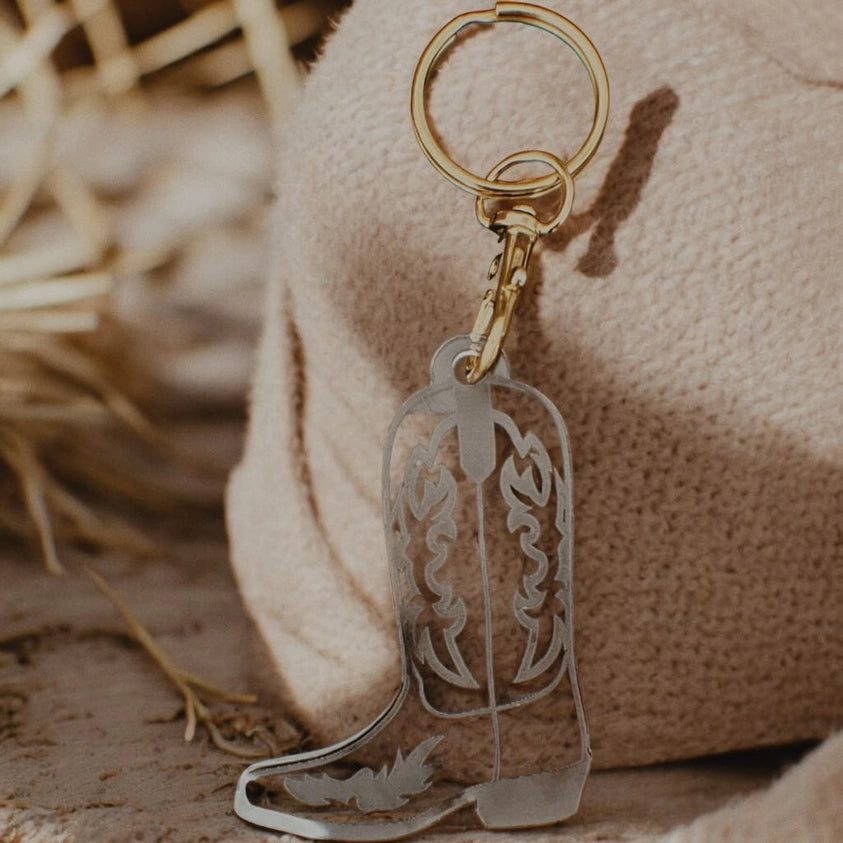 Classic Boot Acrylic Keychain [Clear]