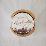 Marble Coaster Set of 4 [Nashville]