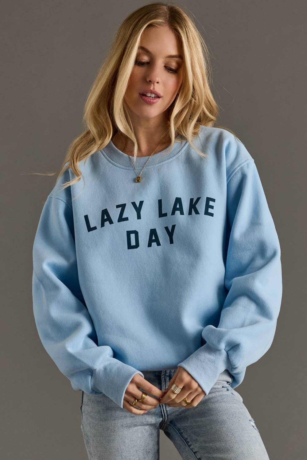 *PREORDER Lazy Lake Day Cozy Crewneck