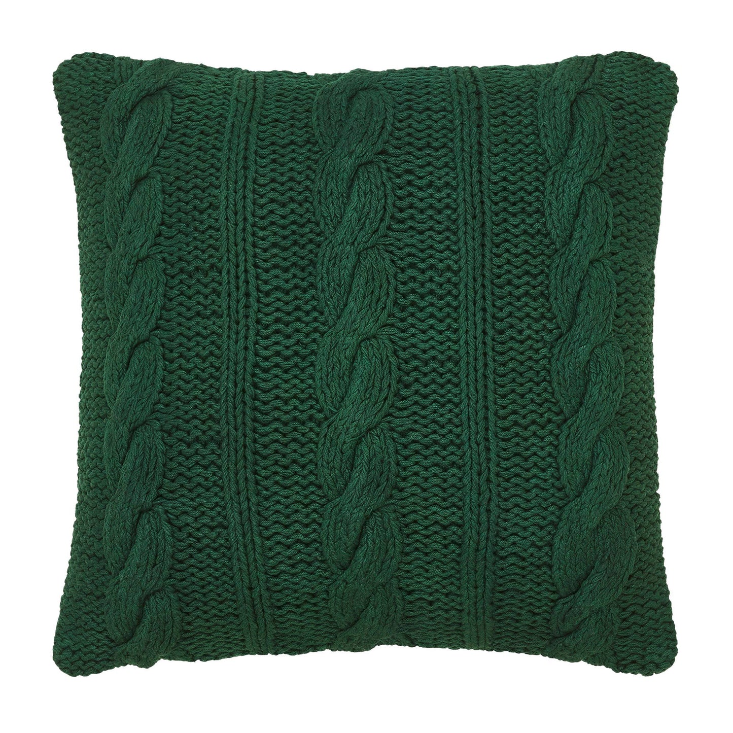Cable Knit Sweater Pillow [Green]