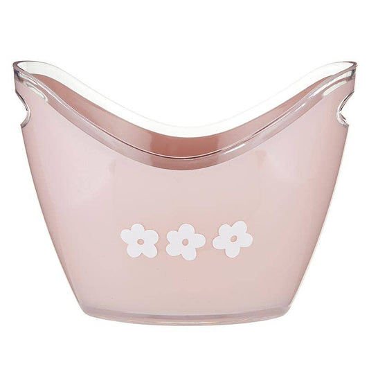 Flower Power Acrylic Beverage Bucket