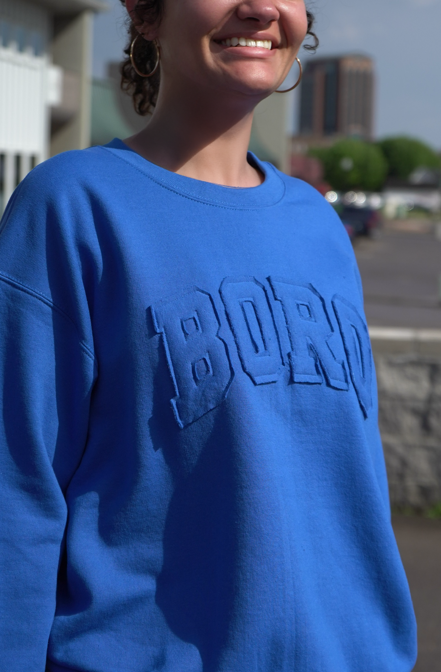 Boro Vintage Block Comfort Crew [Royal]