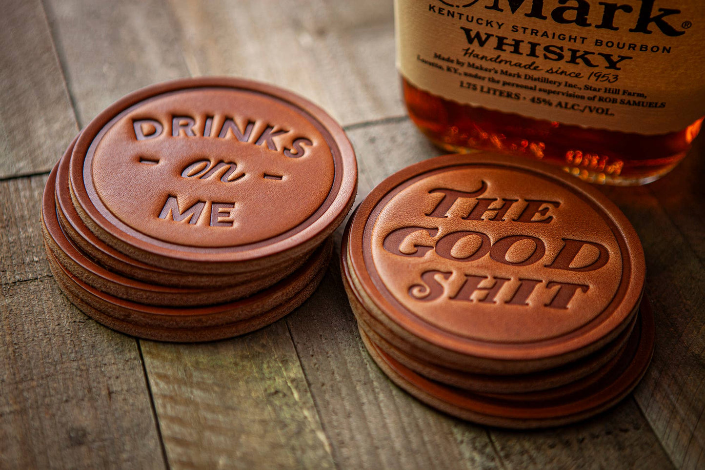 America's 250th Flag Genuine Leather Coaster