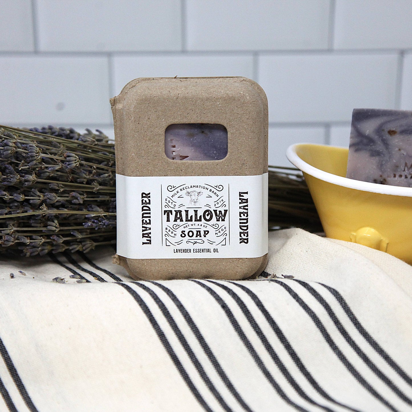 Organic Tallow Soap Bar [Lavender]
