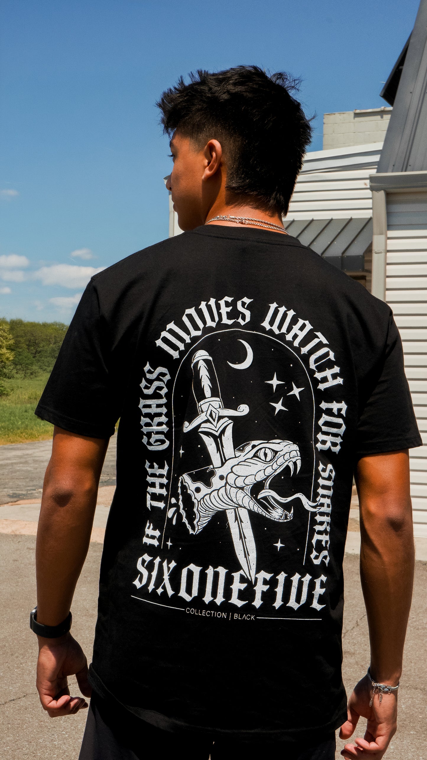 Watch For Snakes Tee | Black Collection