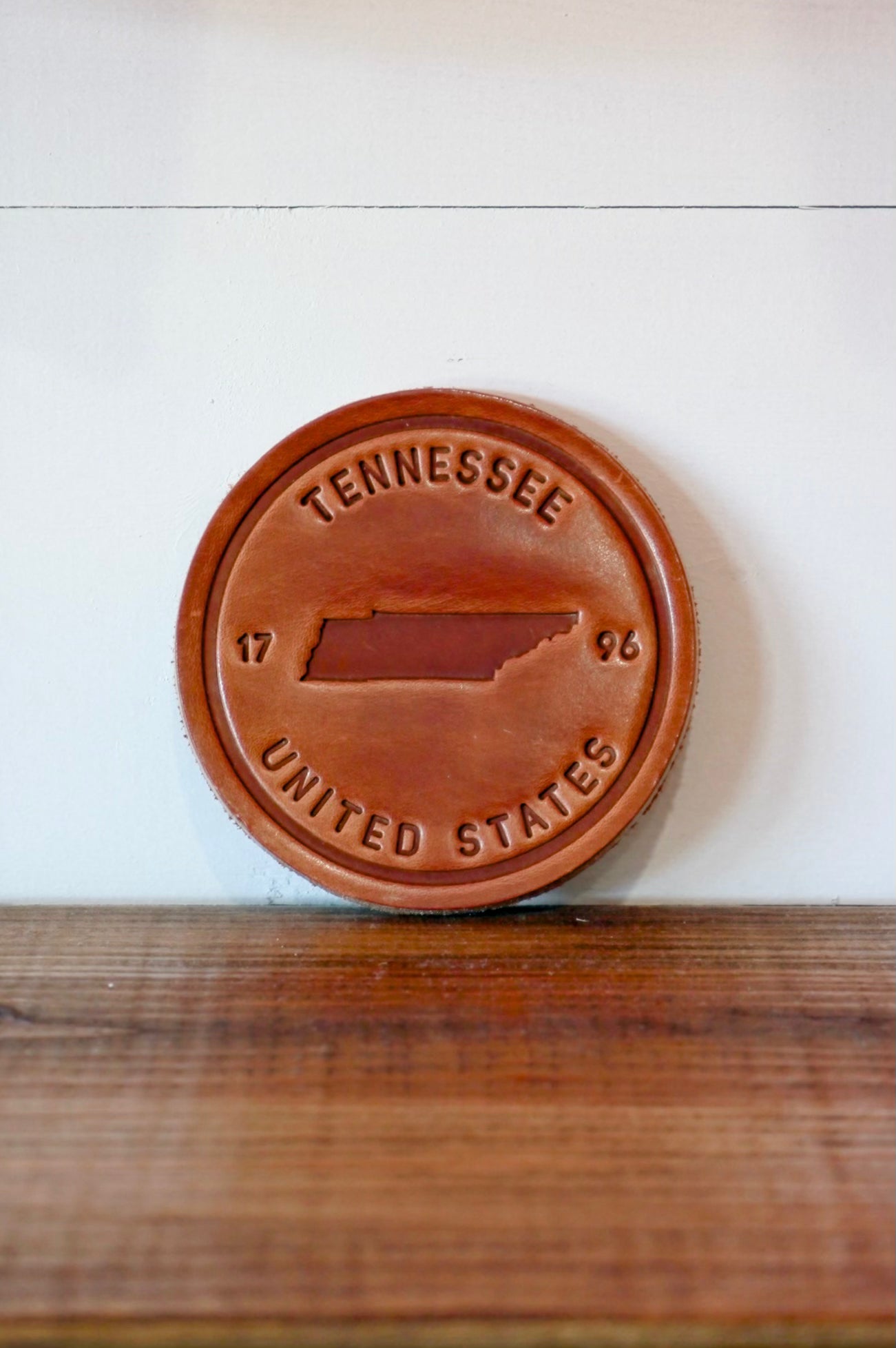 SH Leather Coaster [Tennessee]