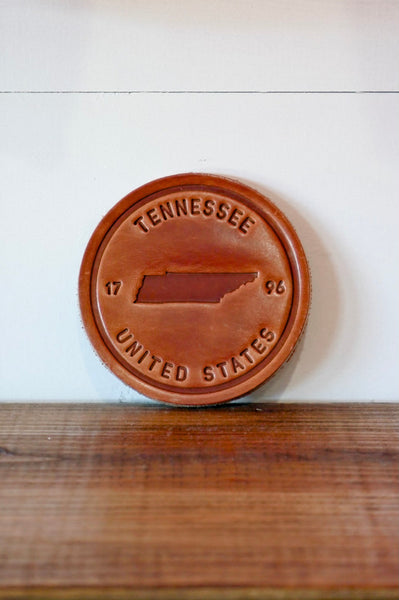 Sugarhouse Leather Coaster [Tennessee]