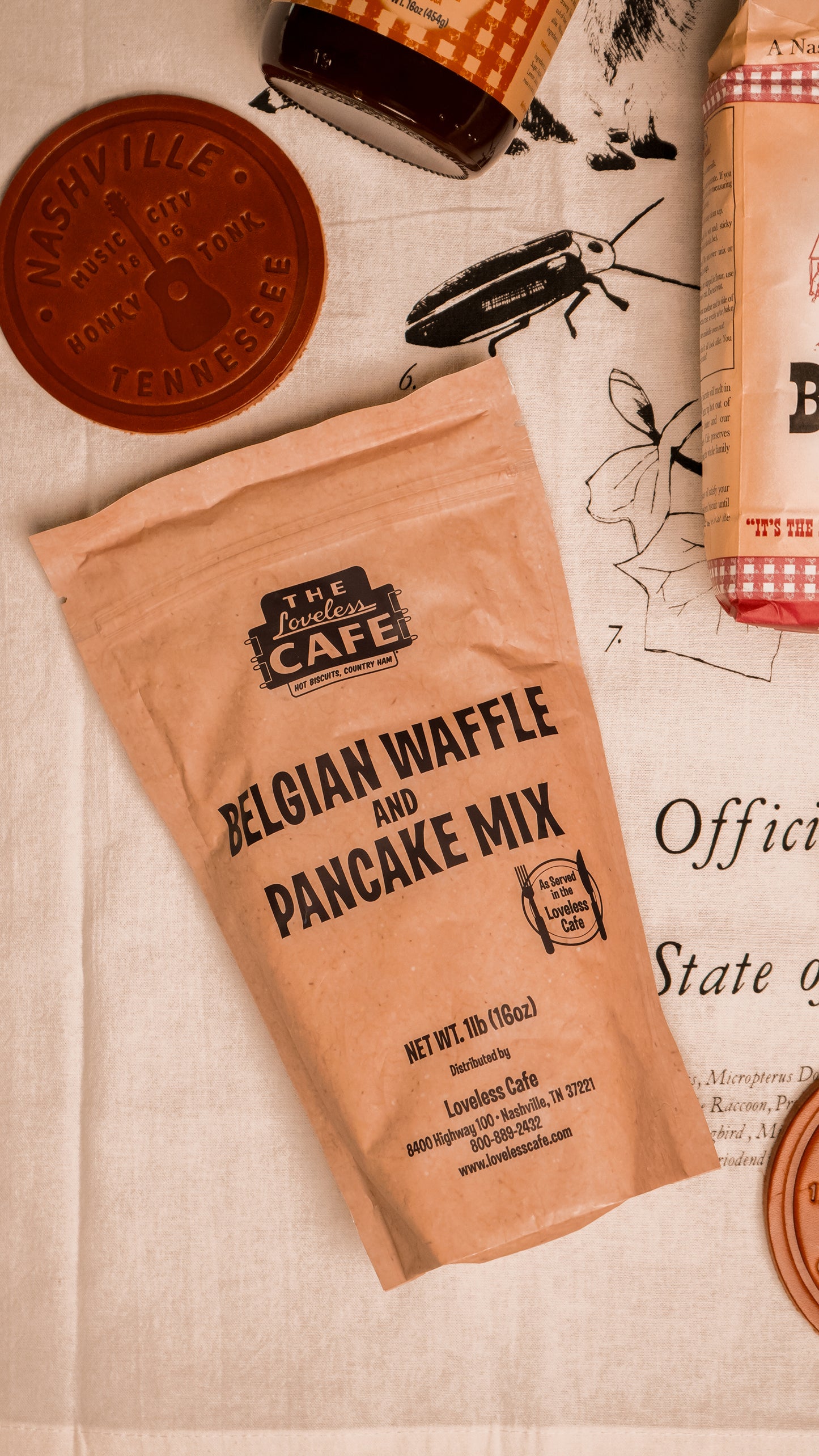 Loveless Cafe Waffle Pancake Mix 1 lb Sack