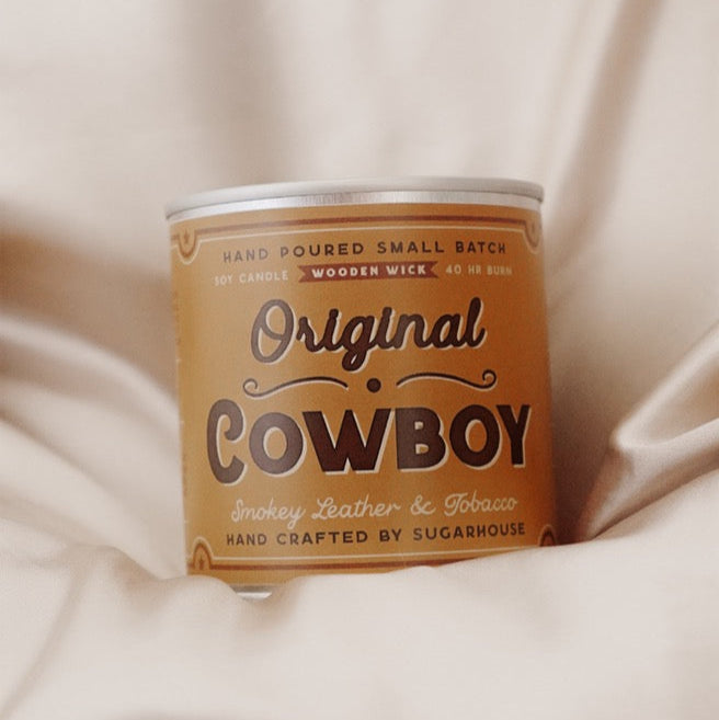 SH Tin Soy Candle [Original Cowboy]