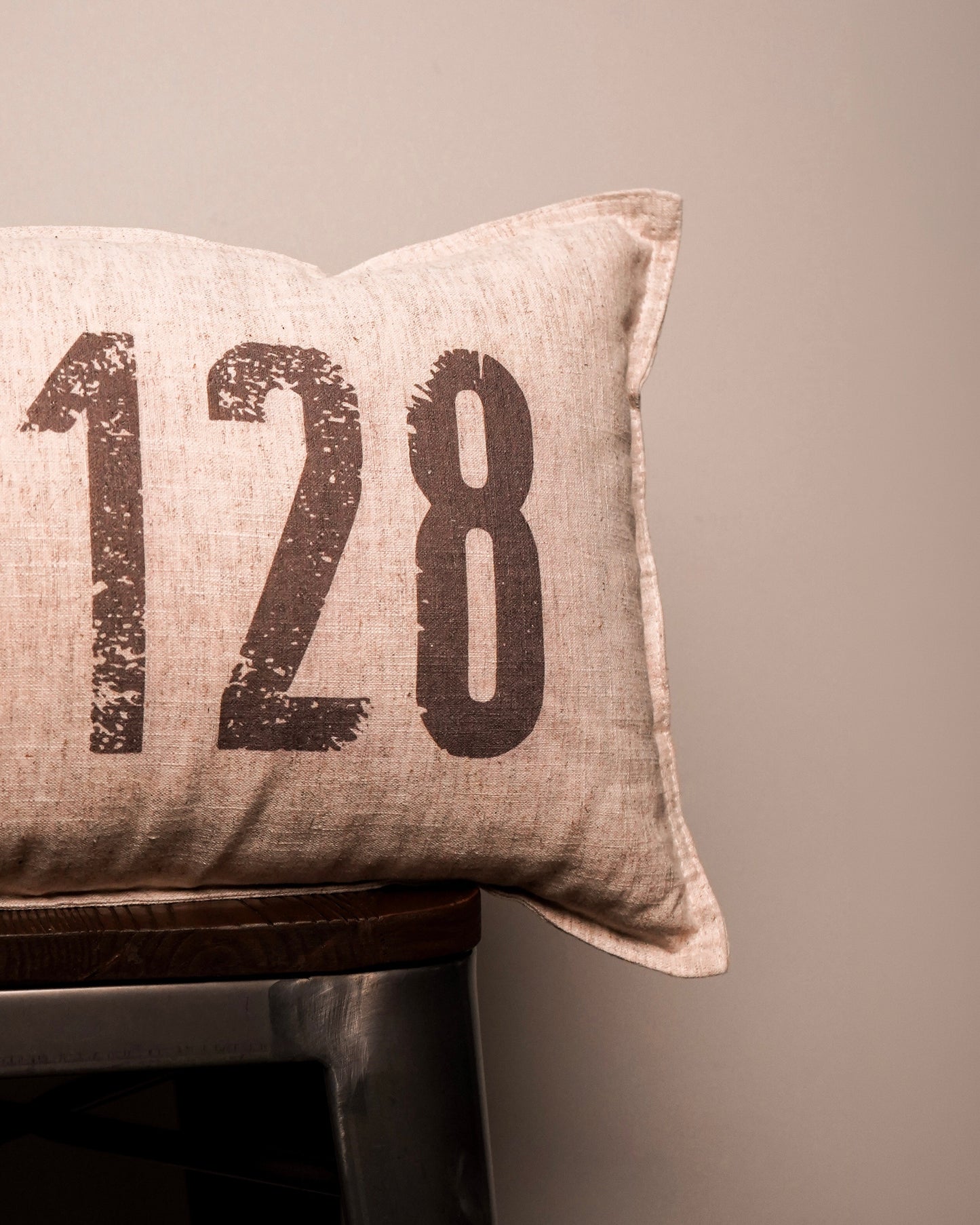Zip Code Canvas Throw Pillow