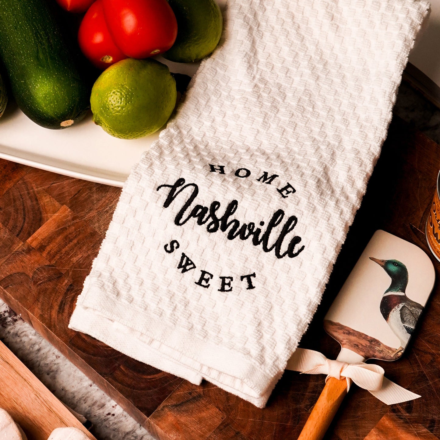 Home Sweet Nashville Tea Towel | Waffle Kitchen Towel