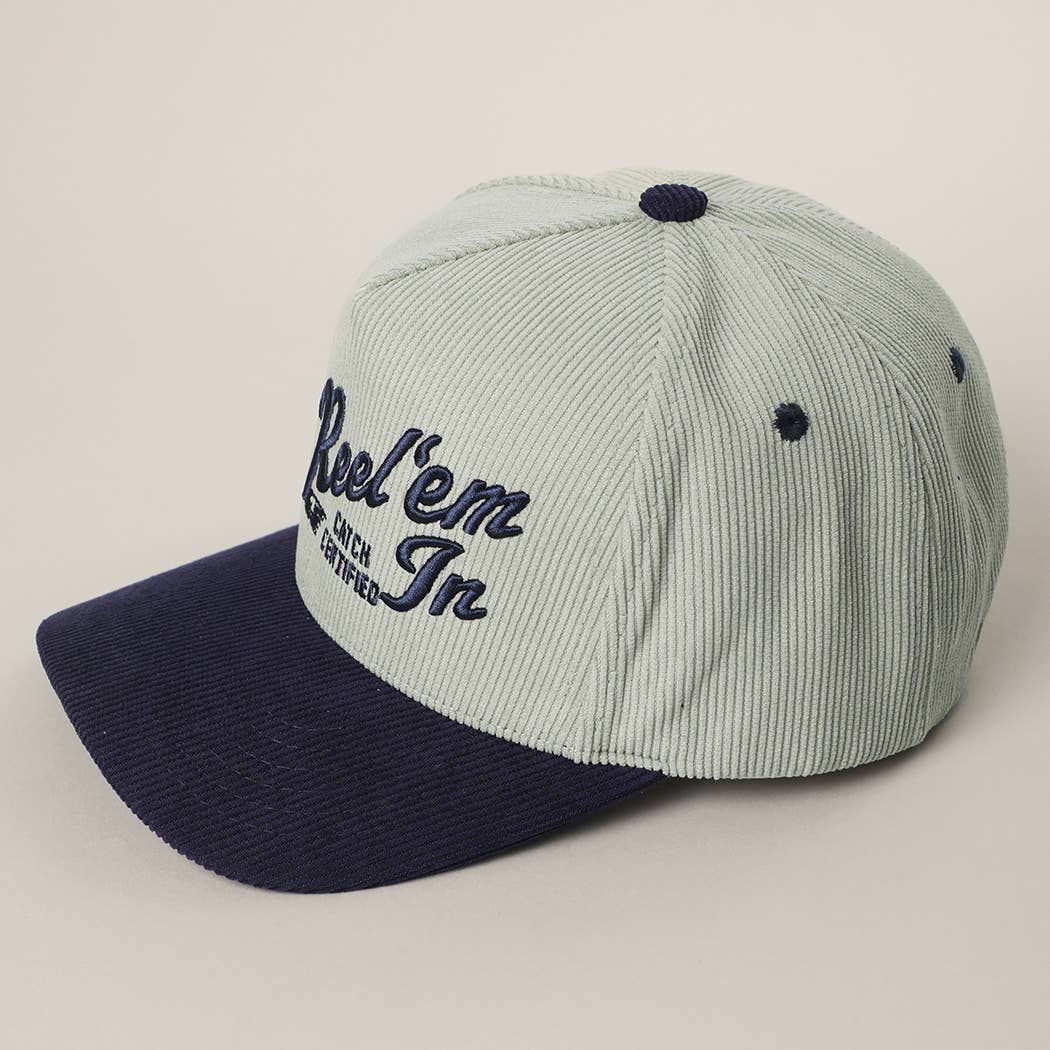 Reel'Em In Trucker Hat [Mint/Navy]