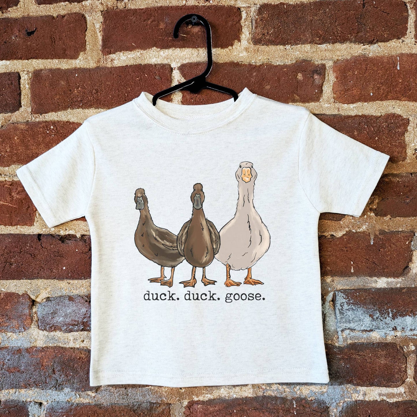 Duck Duck Goose Country Western Toddler Tee [Natural]