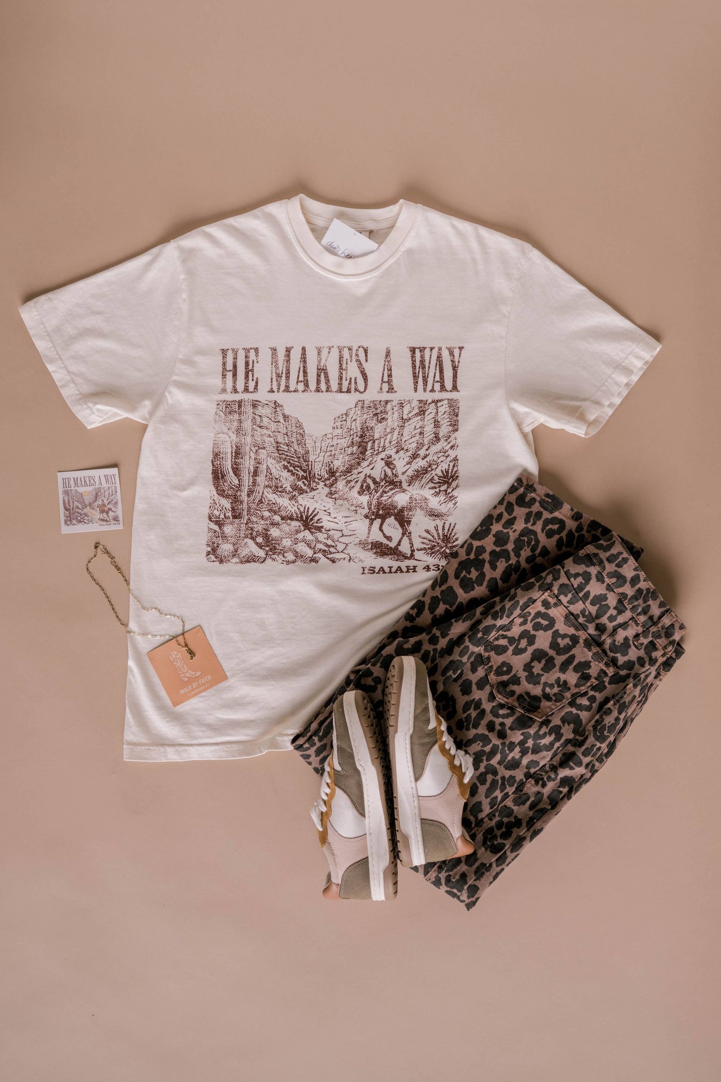 He Makes A Way Faith Tee [Ivory]