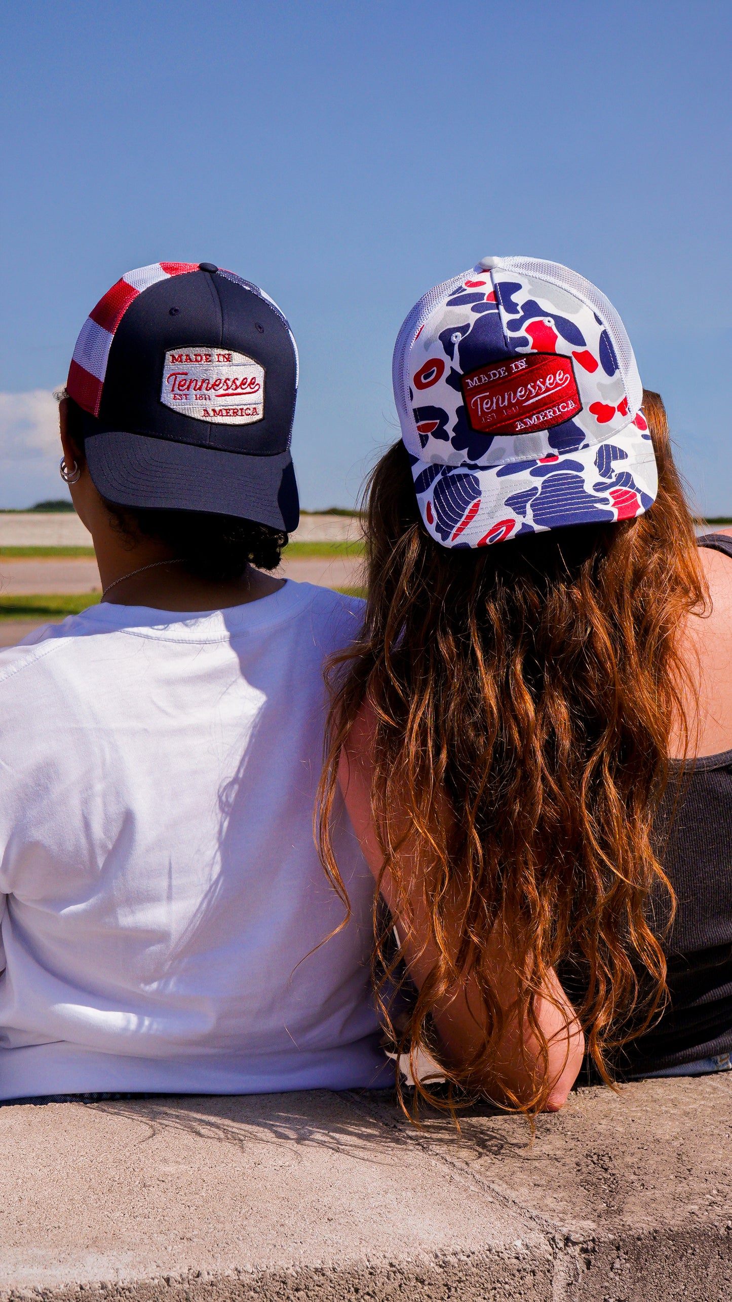 Americana Duck Camo Patch Hat