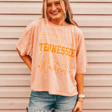 Rustee's Long Crop Tee [Tennessee Nashville Puff]