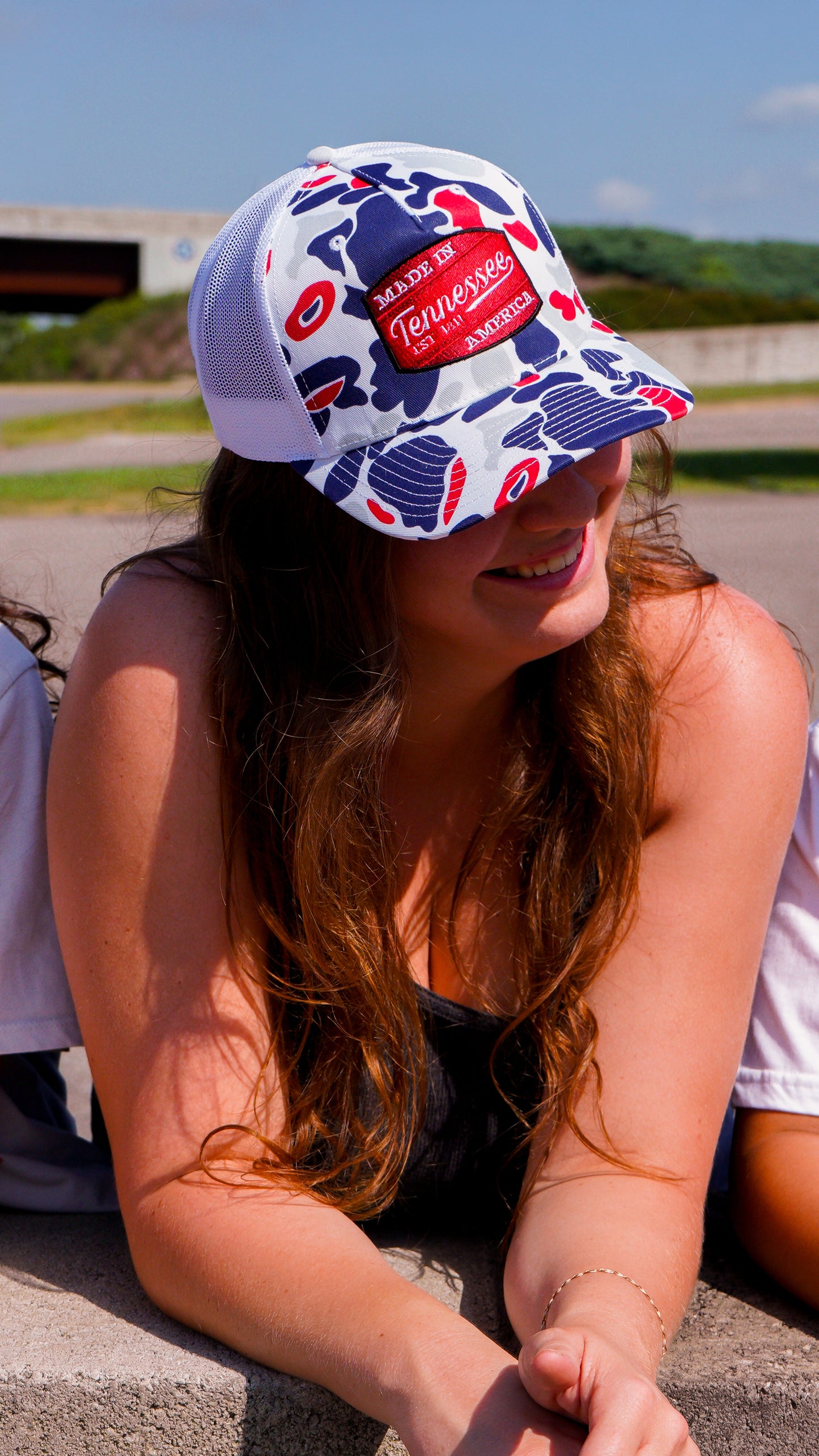 Americana Duck Camo Patch Hat