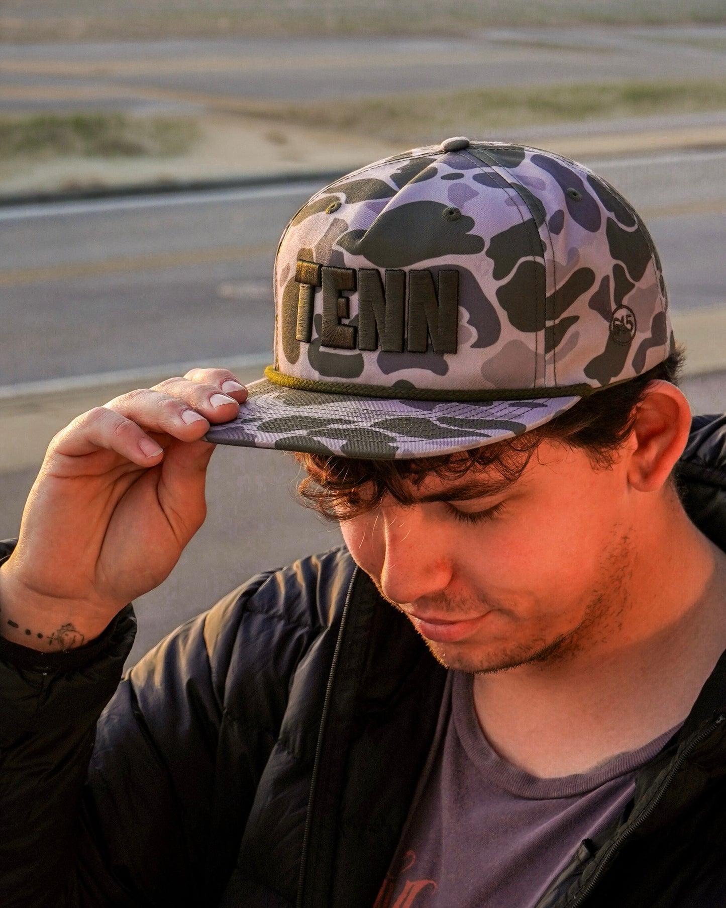 Tenn 3D Gramps Flatbill Cap [Marsh Duck Camo/Olive]