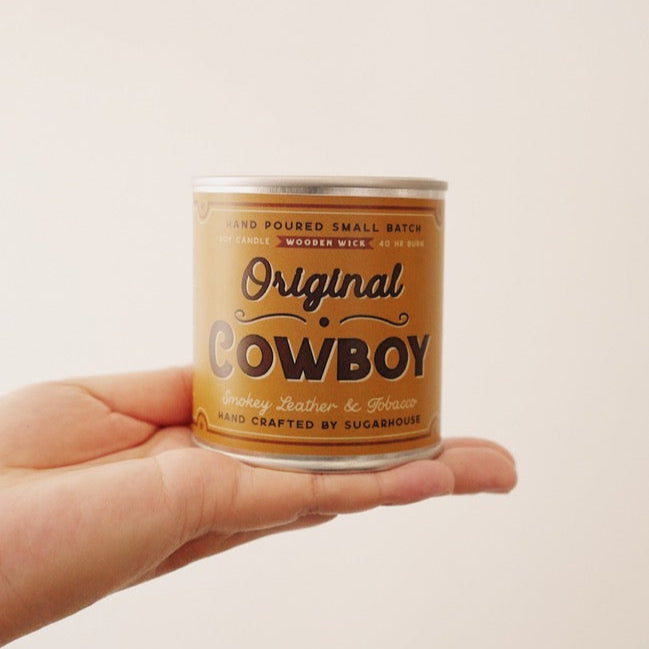 SH Tin Soy Candle [Original Cowboy]