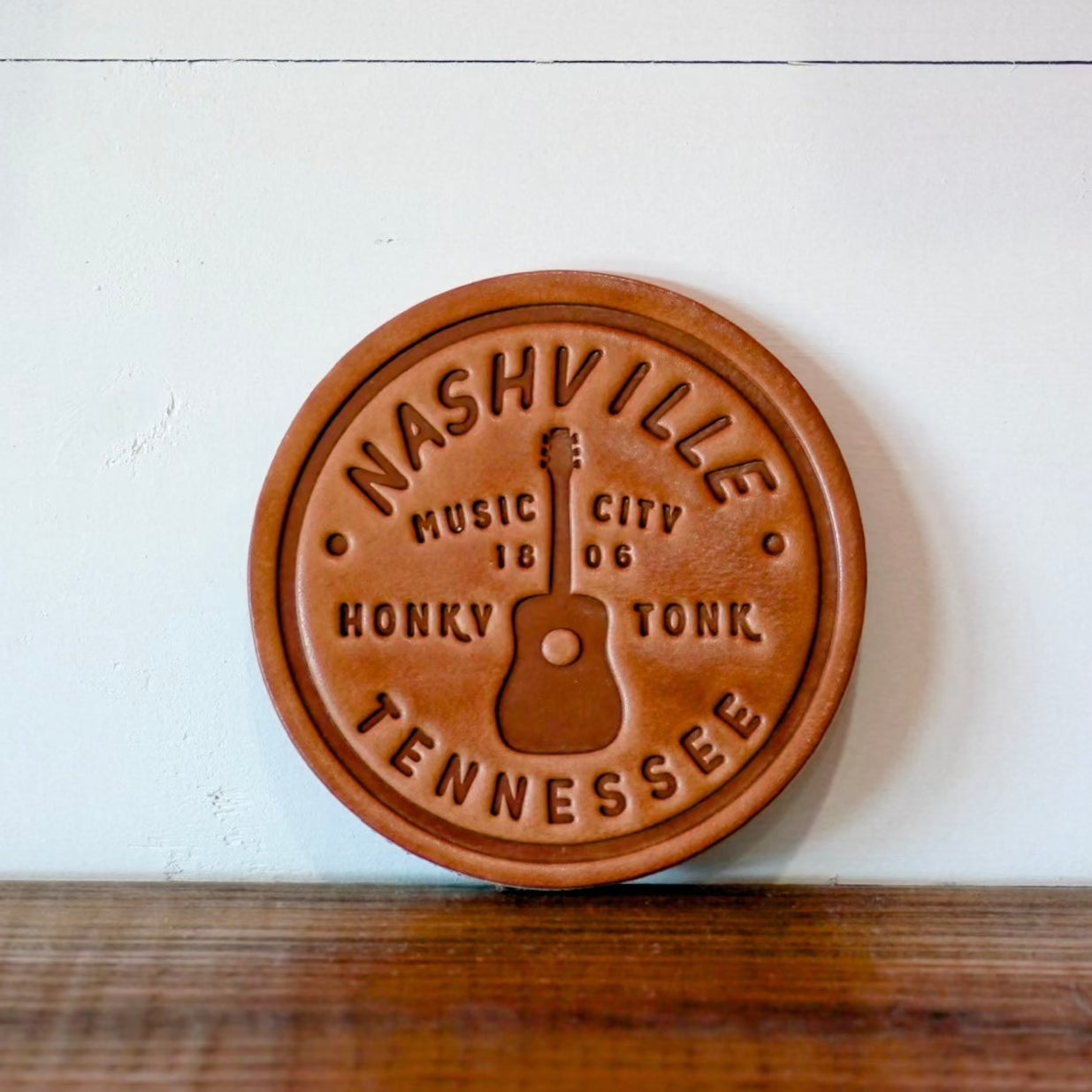 SH Leather Coaster [Nashville]